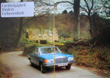 Mercedes-Benz 280 S/SEL Modelprogram 1976 Carbrochure (4347)